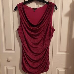 3 For $15 Apt. 9 Ruched Draped Neck Tank Sz L